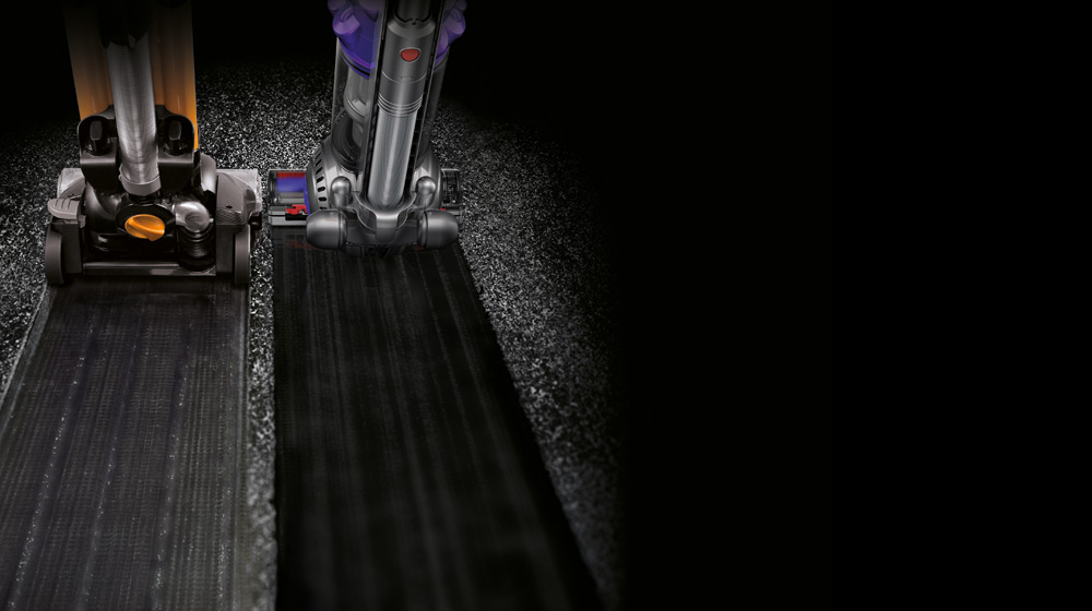 Влакна от карбонови нишки при прави прахосмукачки Dyson